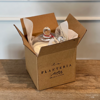 Black Fine candle FLORES BLANCAS