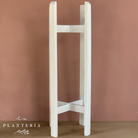 Stand de madera acabado blanco avejentado (6088228798658)
