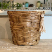 Canasta artesanal + pompón gde (6157947928770)