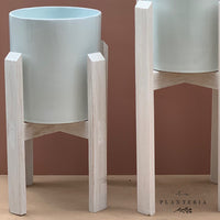 Stand de madera acabado blanco avejentado (6088228798658)