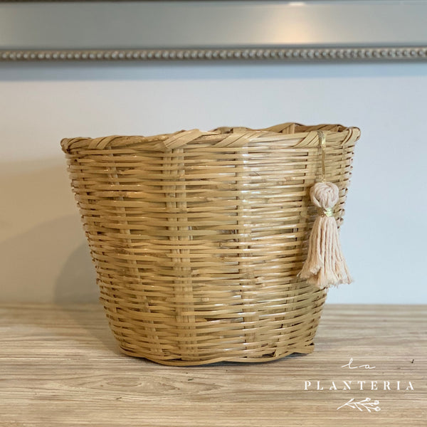 Canasta artesanal + pompón ch (6157999243458)
