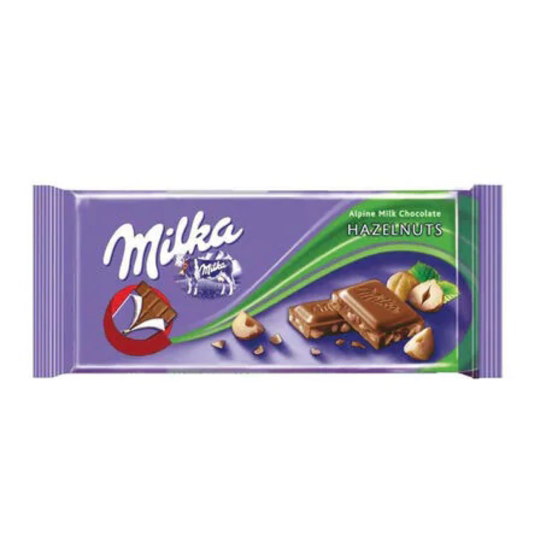 Chocolate tableta milka hazelnut