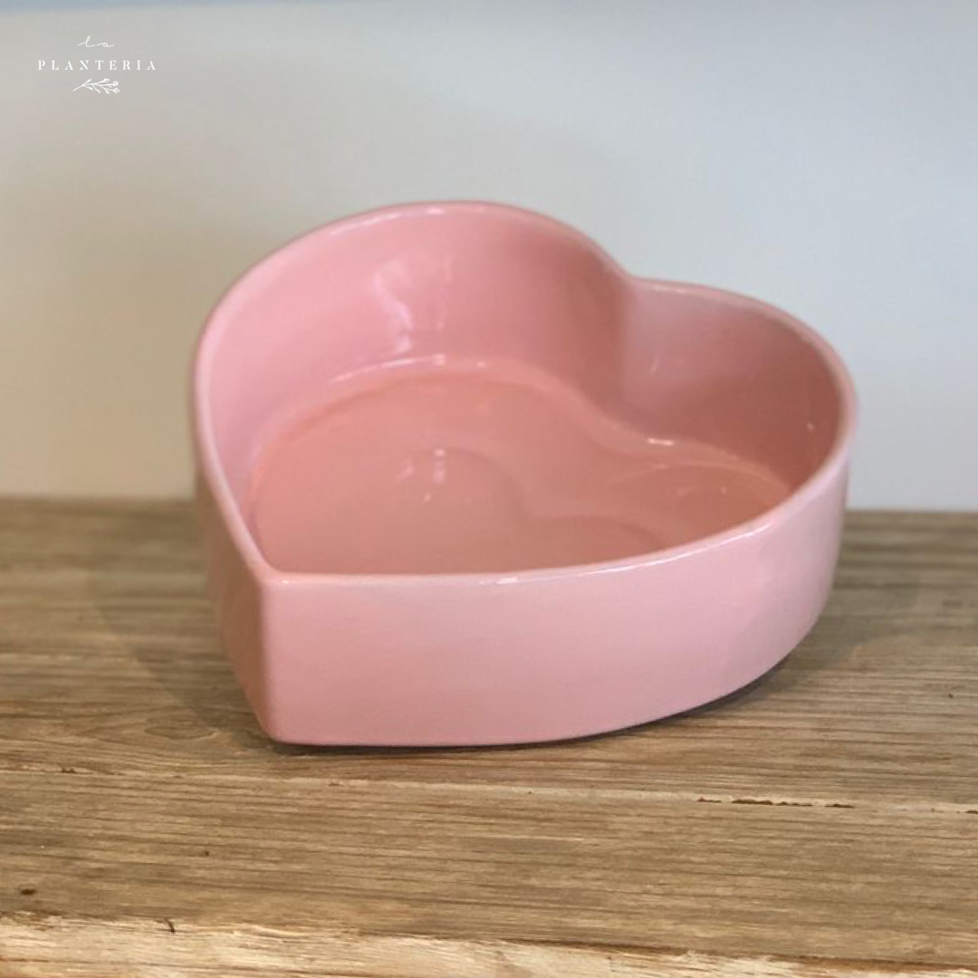 base de corazon ceramica